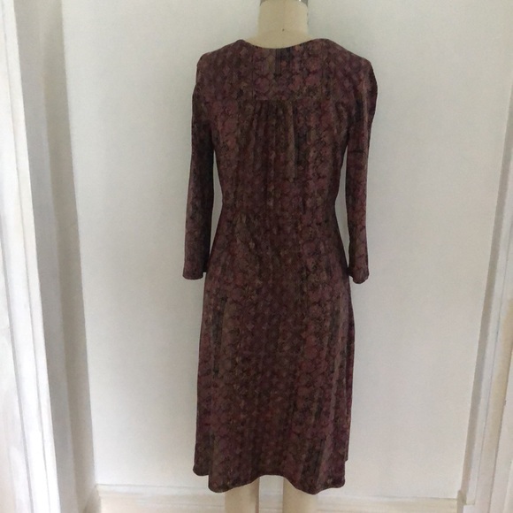 Peruvian Connection wrap style printed dress - Picture 6 of 9